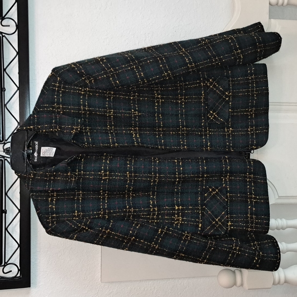 Sag harbor jacket women's size 14 tweed colorful - Picture 4 of 10